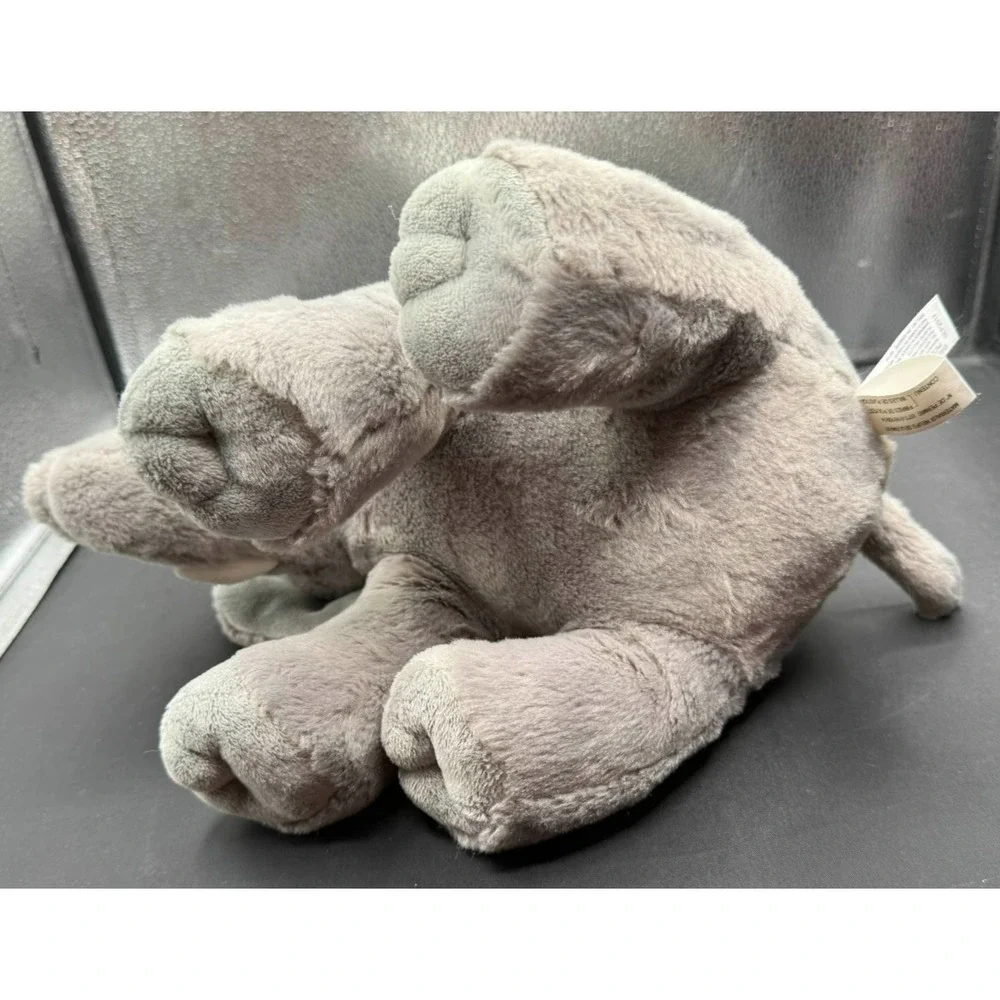 Aurora Destination Nation Elephant Plush Gray Stuffed Animal Toy Soft Bean Gray